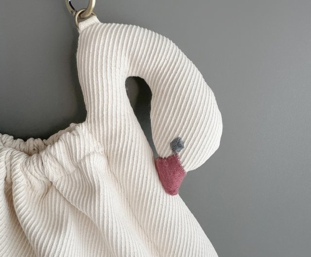 スワンバッグ 白鳥ショルダーバッグ kubomi.shop | トートバッグ