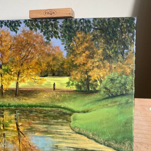 印象派風 自然風景 油彩画27✖️24 印象派風 自然風景 油彩画27✖️24