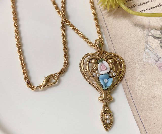 台湾 【西洋アンティークアクセサリー】1928 ヴィクトリア調 ドロップ