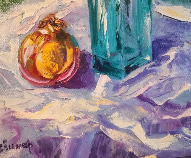 花瓶とリンゴの油彩画 花瓶とリンゴの油彩画 花瓶とリンゴの油彩画