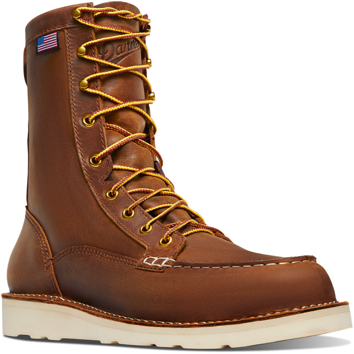 Danner Men's Bull Run 8 Inch Wedge Sole Moc Safety Toe Work Boot