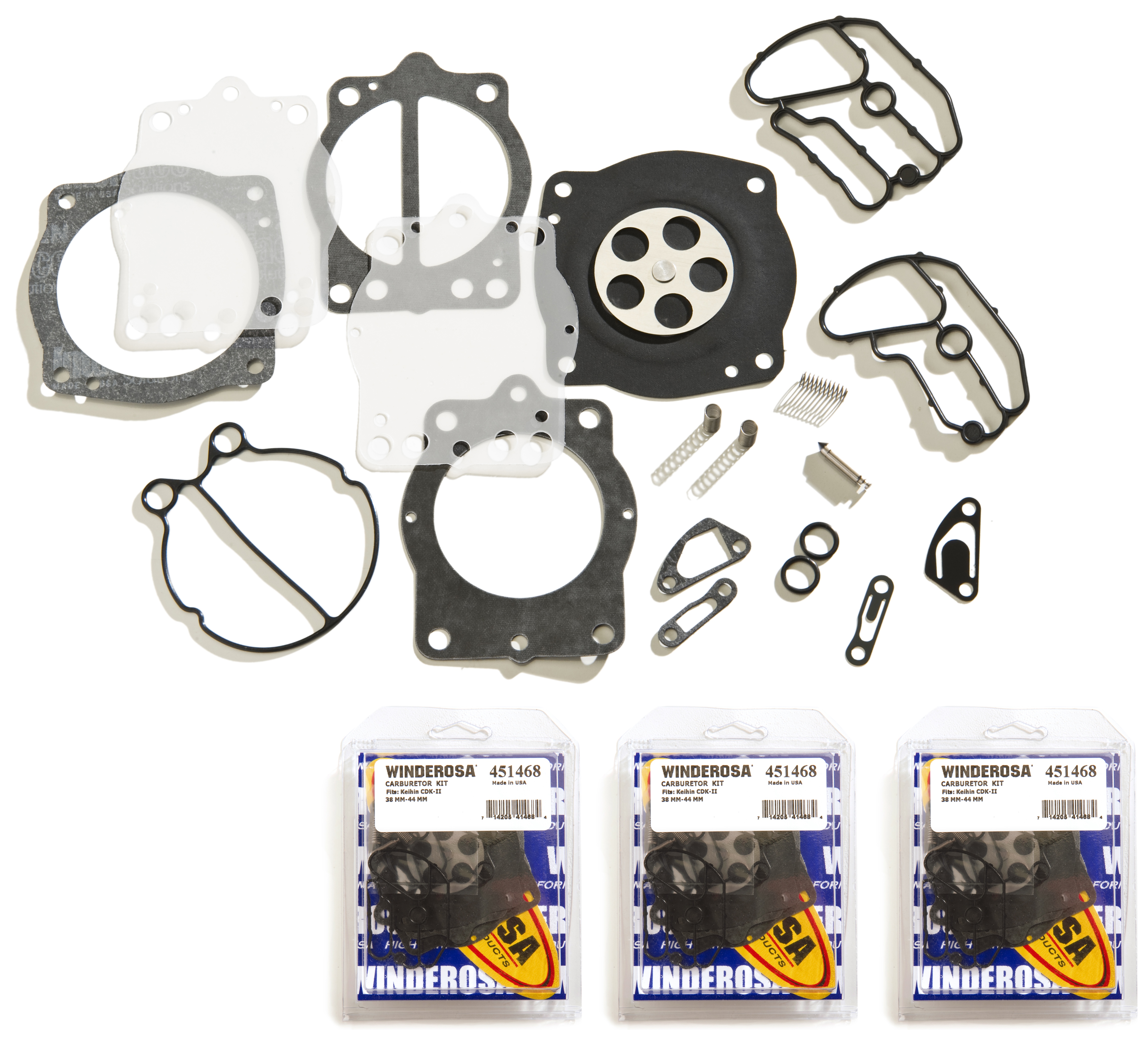 Keihin Dual Carb Carburetor Rebuild Kit Kawasaki ZXI STS STX Xi