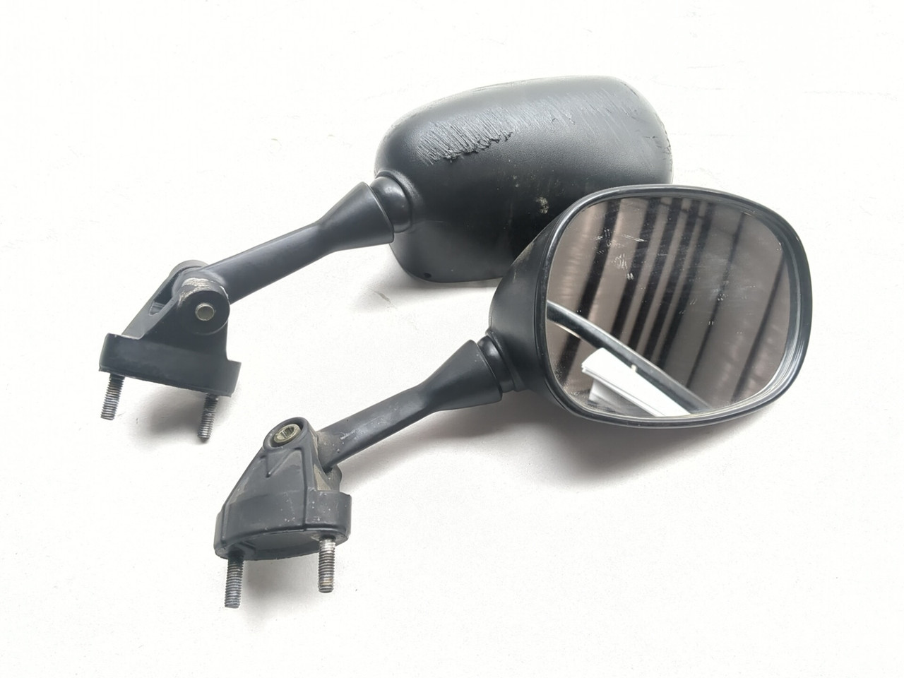 07-08 Kawasaki Ninja ZX600 ZX6R Front Left Right Mirror SCRATCHED