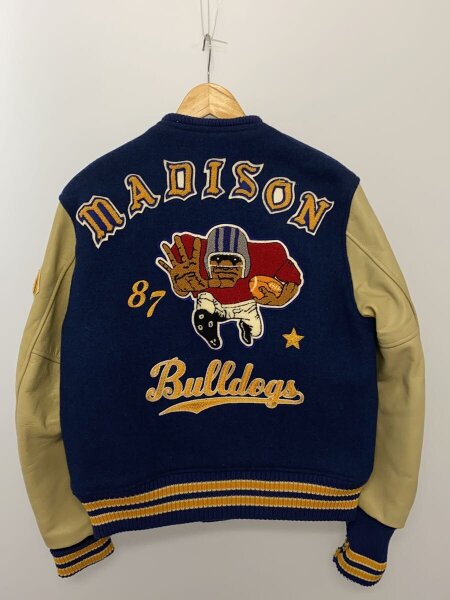 Whitesville(ホワイツビル) / スタジャン/38/ウール/NVY/WV11375