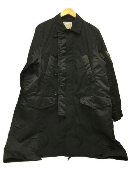 sacai(サカイ) / 21AW/MILITARY COAT/モッズコート/2/SCM-035/黒