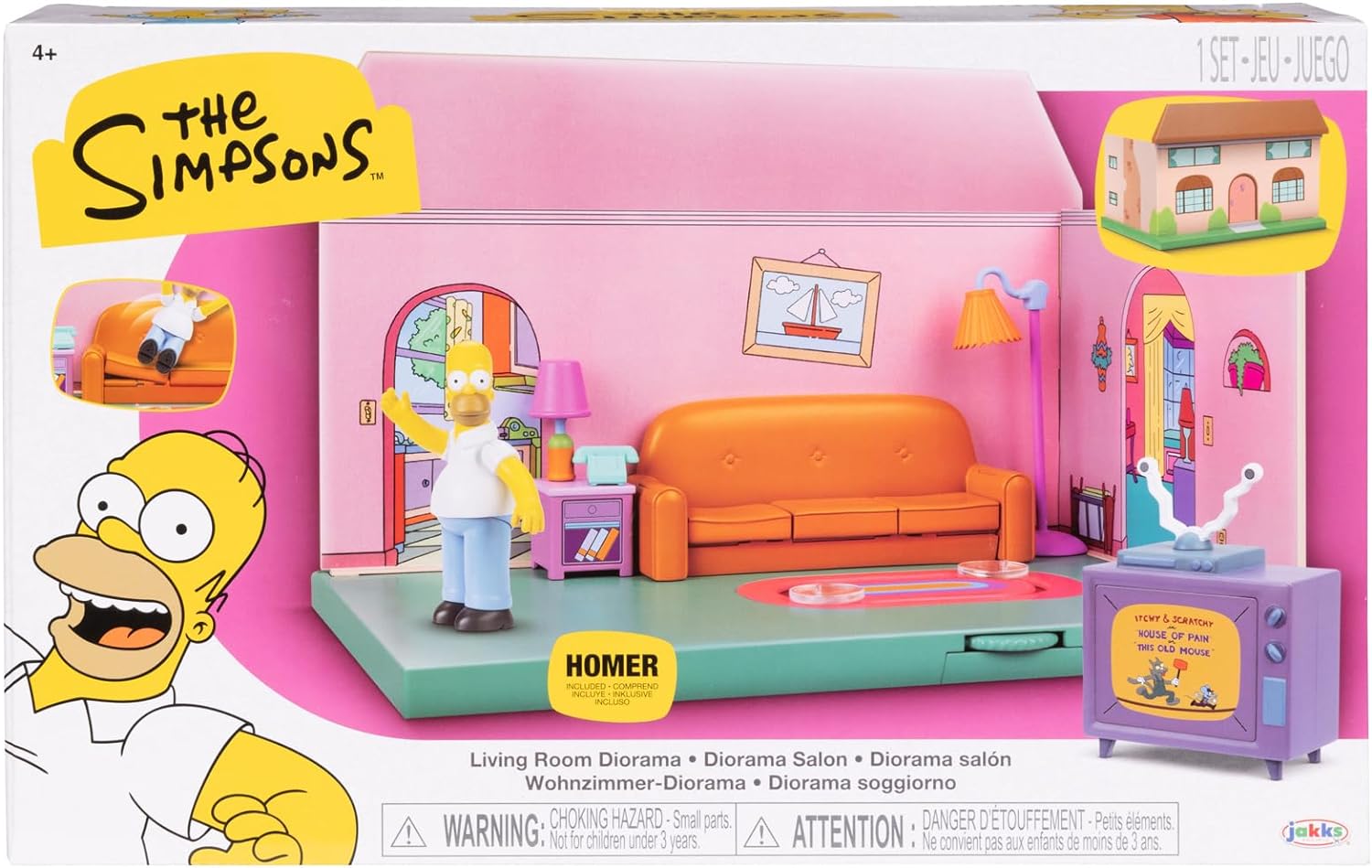 Preventa - Los Simpsons Playset Casa 2.5 Pulgadas