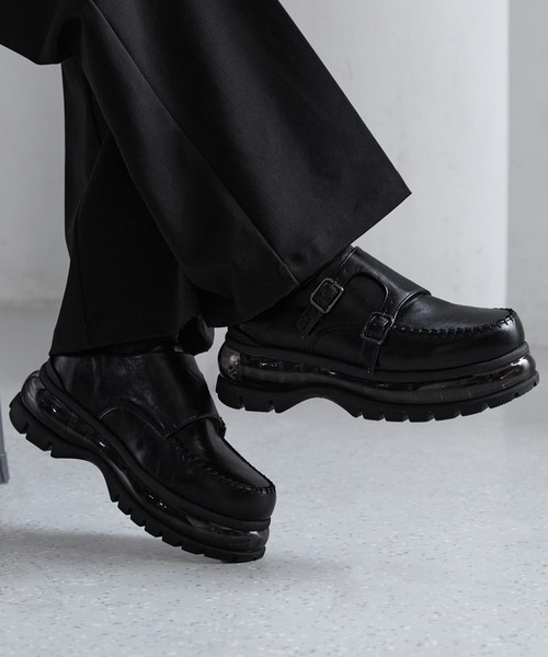 CLEL | 【CLEL】Air Cushion High Sole Loafers/Derby Shoes / エアー