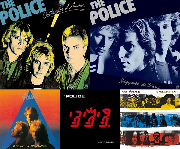 The Police（ポリス）名盤スタジオアルバム5作品が紙ジャケット/SHM-CD