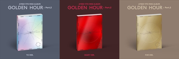 ATEEZ 11TH MINI ALBUM [GOLDEN HOUR : Part.2]限定特典付きで発売