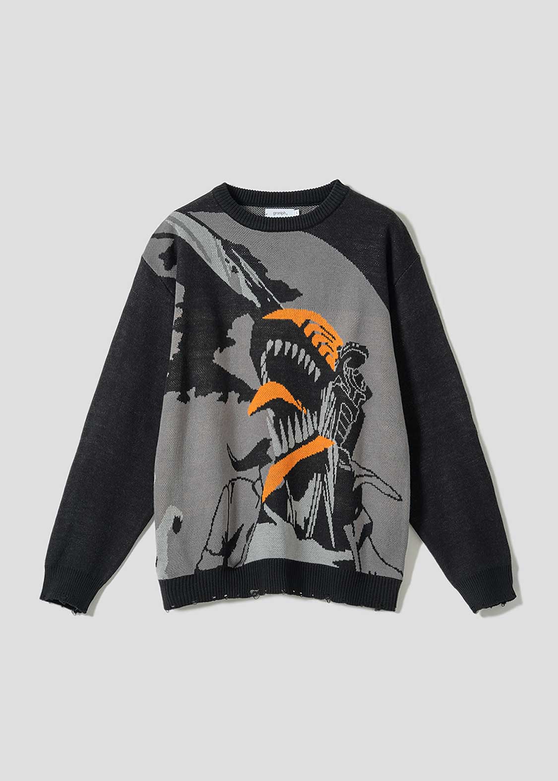 チェンソーマン 叫び｜ジャカードニット｜ユニセックス｜グラニフ