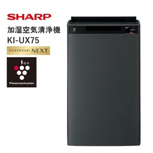 V106(グレー系) SHARP 加湿空気清浄機 KI-UX75-H（グレー系