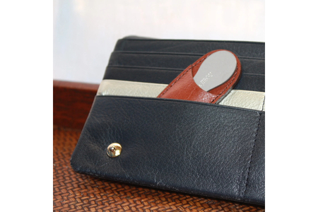 なめらか爪やすり＆革ケースセット ケース付き コンパクト ネイルケア