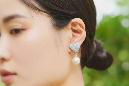 日の隈窯陶器イヤリング or ピアス(H025127) | 佐賀県神埼市