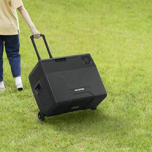 ポータブル冷凍冷蔵庫 小型 アイリスオーヤマ 40L ブラック IPD-4A-B2