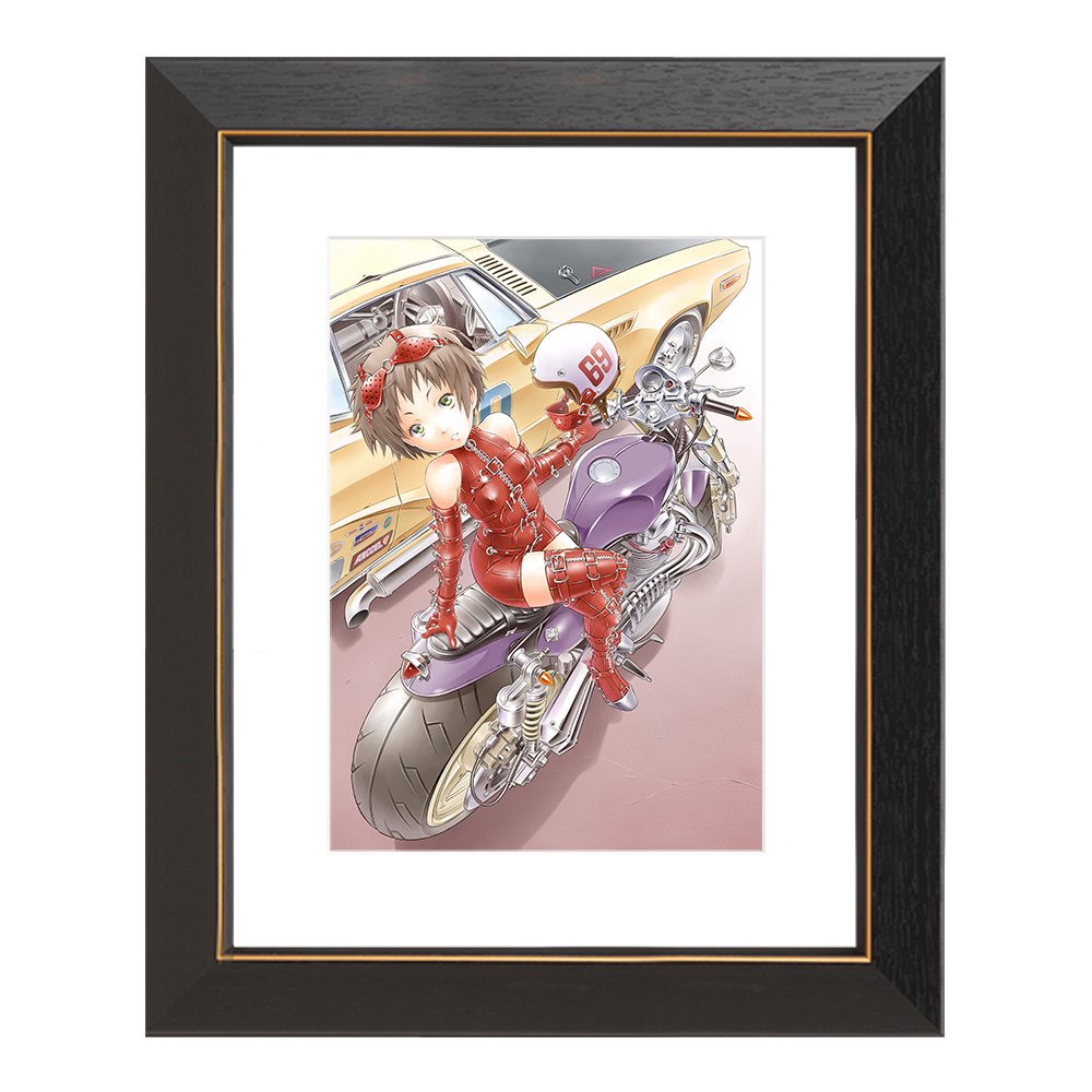 大森しんや『Boost!』 ｜直筆サイン入りB5キャラファイングラフ