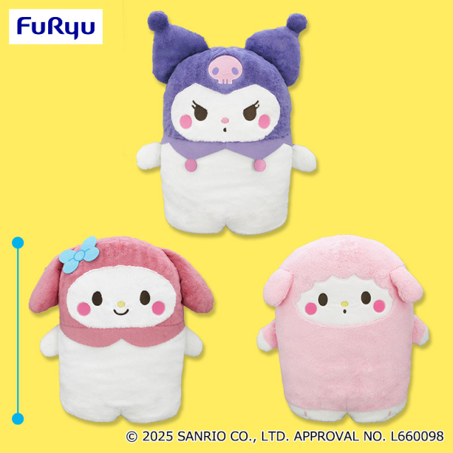 マイメロディ・クロミ ならべてどーみぃふれんず おおきい！ぬいぐるみ