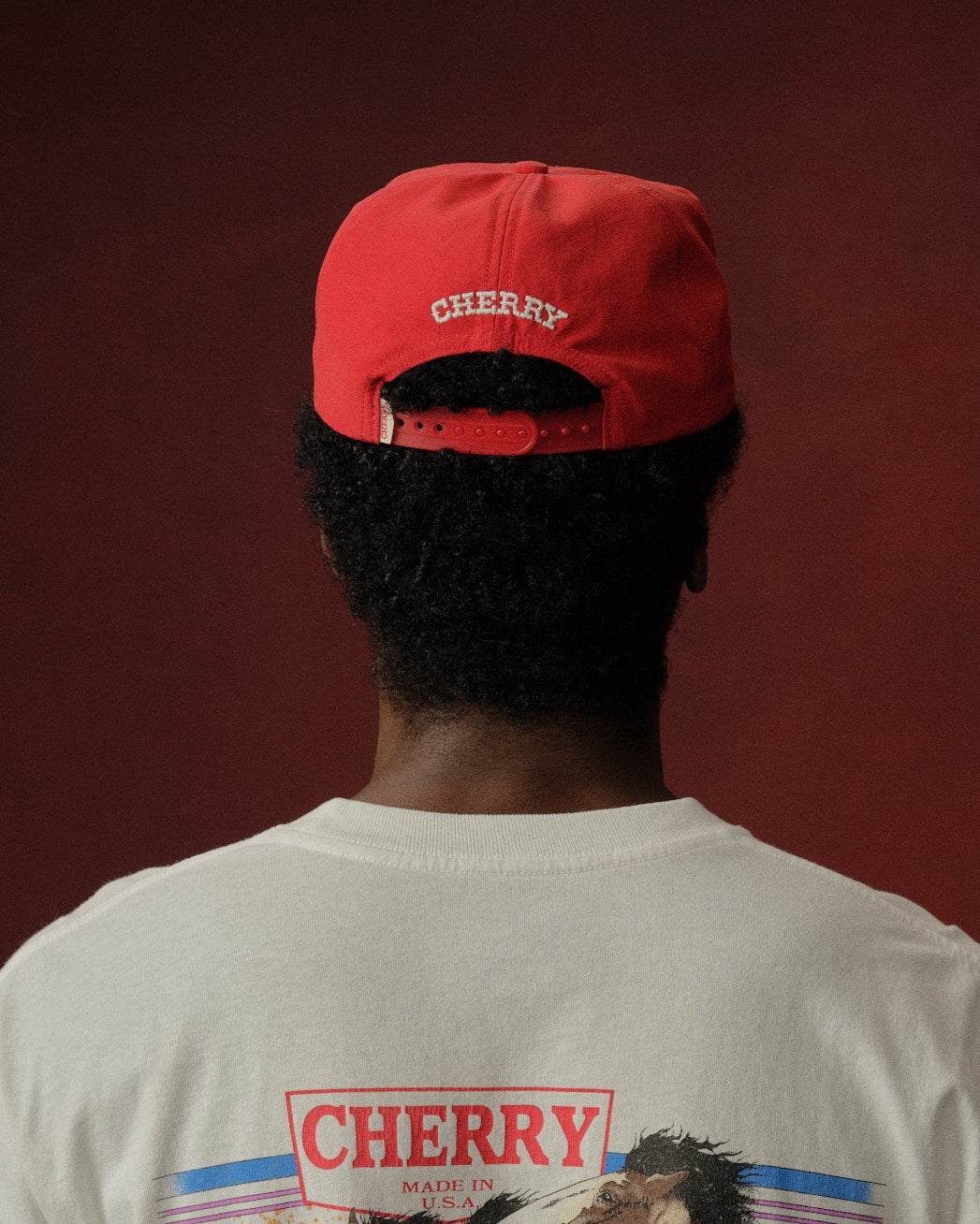 Cherry x Wrangler Nylon 5 Panel Hat (Red) – CHERRY LA