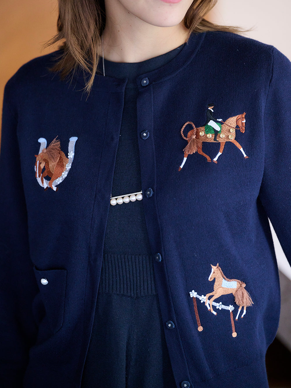 ハッピーホースカーディガン｜【公式】Chestyオンラインショップ