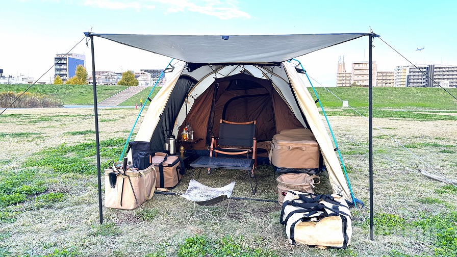 レビュー WholeEarth『アーストリッパー2.0』前室付きの快適テント