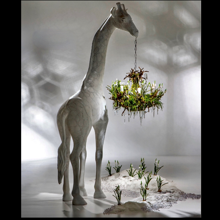 Chintz & Company - Decorative Furnishings - Figure - White Giraffe
