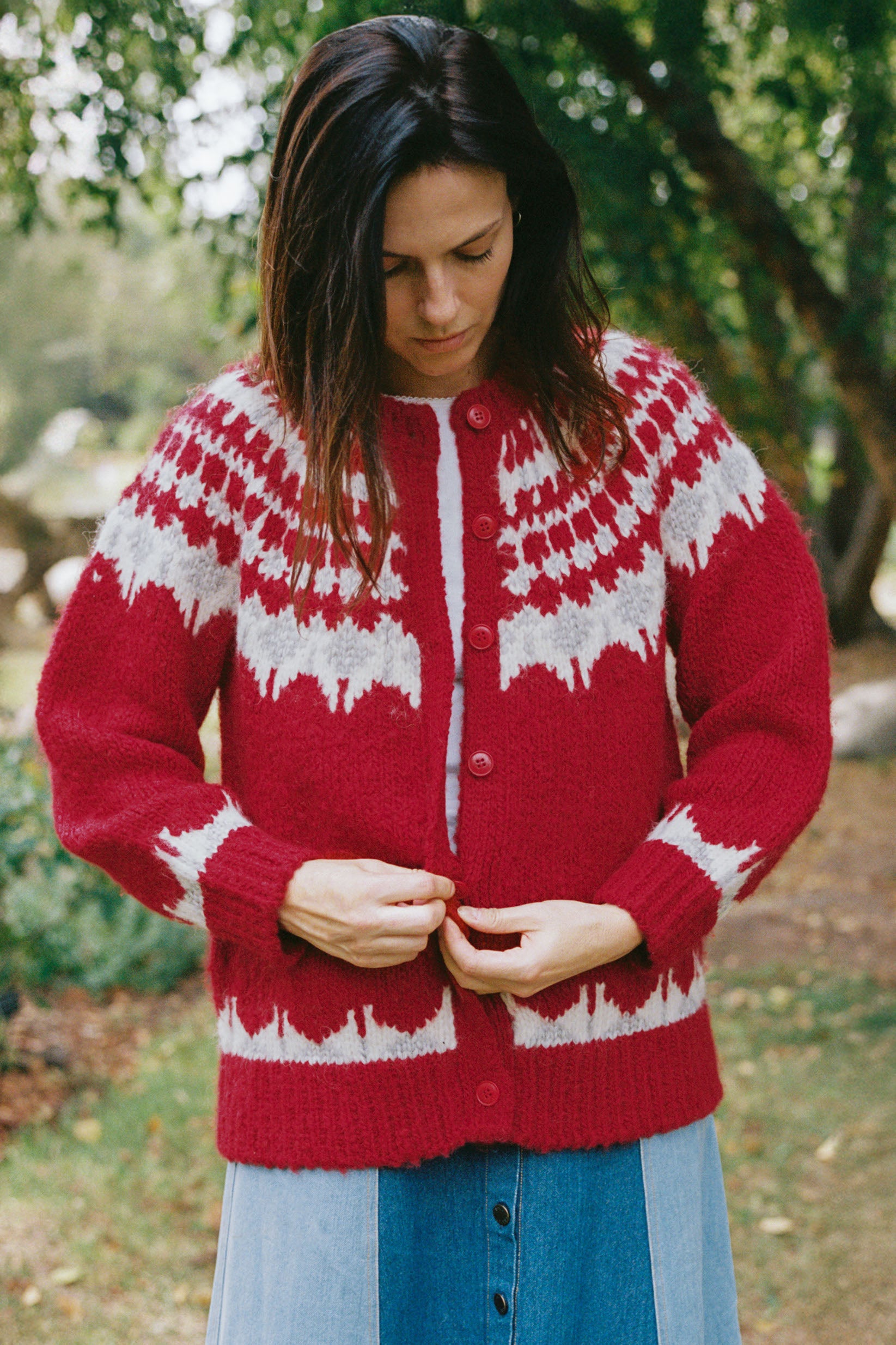 The Thora Cardigan | Beetroot – Christy Dawn