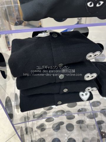 白ハート ワッペン（ホワイトハート）-プレイ・コムデギャルソン（Play