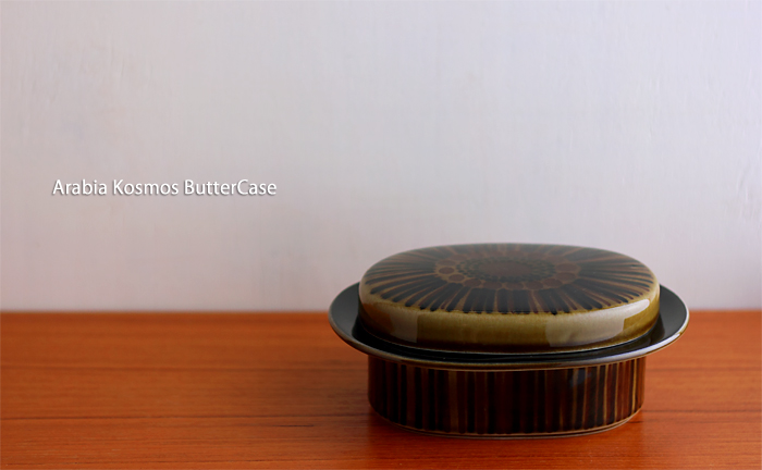 ヴィンテージ】Arabia/アラビア/KOSMOS/コスモス/バターケース COMFOTA