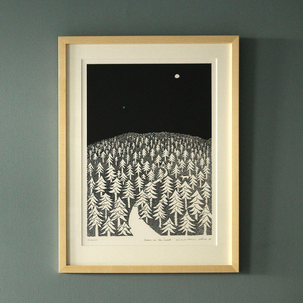 皆川 明｜ポスター AKIRA MINAGAWA ART COLLECTION POSTER 2024「HOUSE