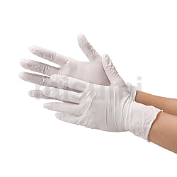 ニトリル手袋 ベルテ 710N （薄手） 粉なし ブルー （100枚入