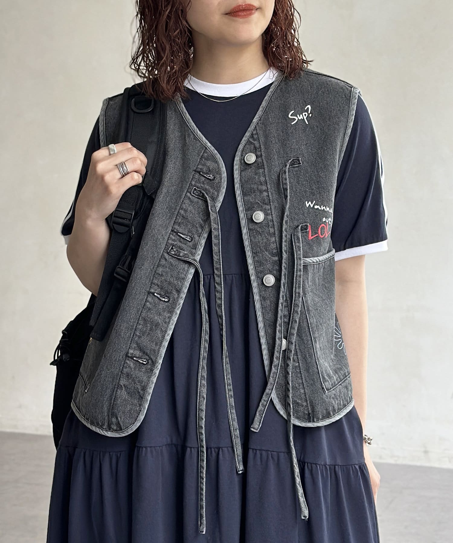 落書きリボン付きベスト | CPCM(シーピーシーエム)レディース | PAL