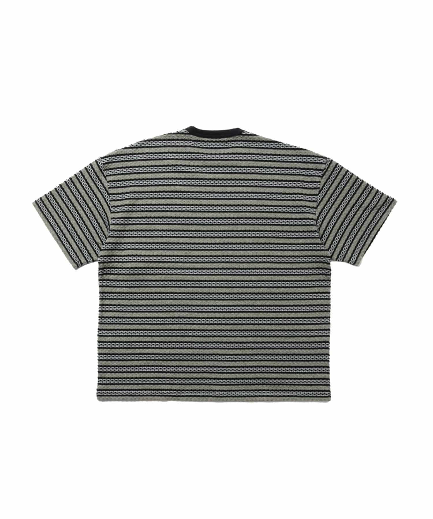 Jacquard Border S/S Tee(L BLACK): COOTIE PRODUCTIONS: MENS｜CONZ