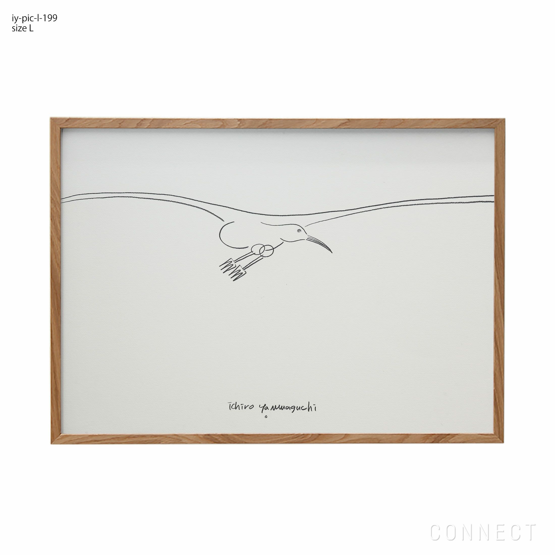 山口一郎 原画 鹿 直筆サイン入り 額装済 世田谷展示会購入 一点もの