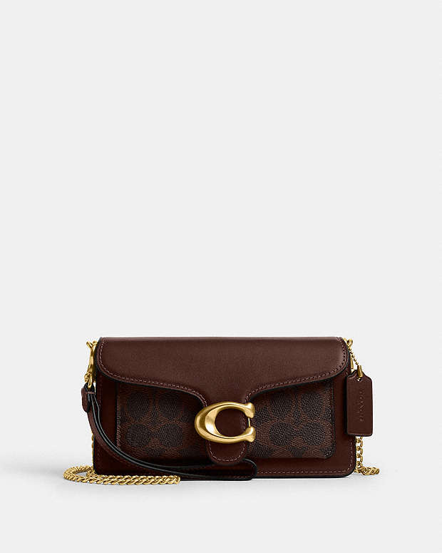 COACH® SK | Tabby Chain Crossbody Bag 19 In Signature Canvas