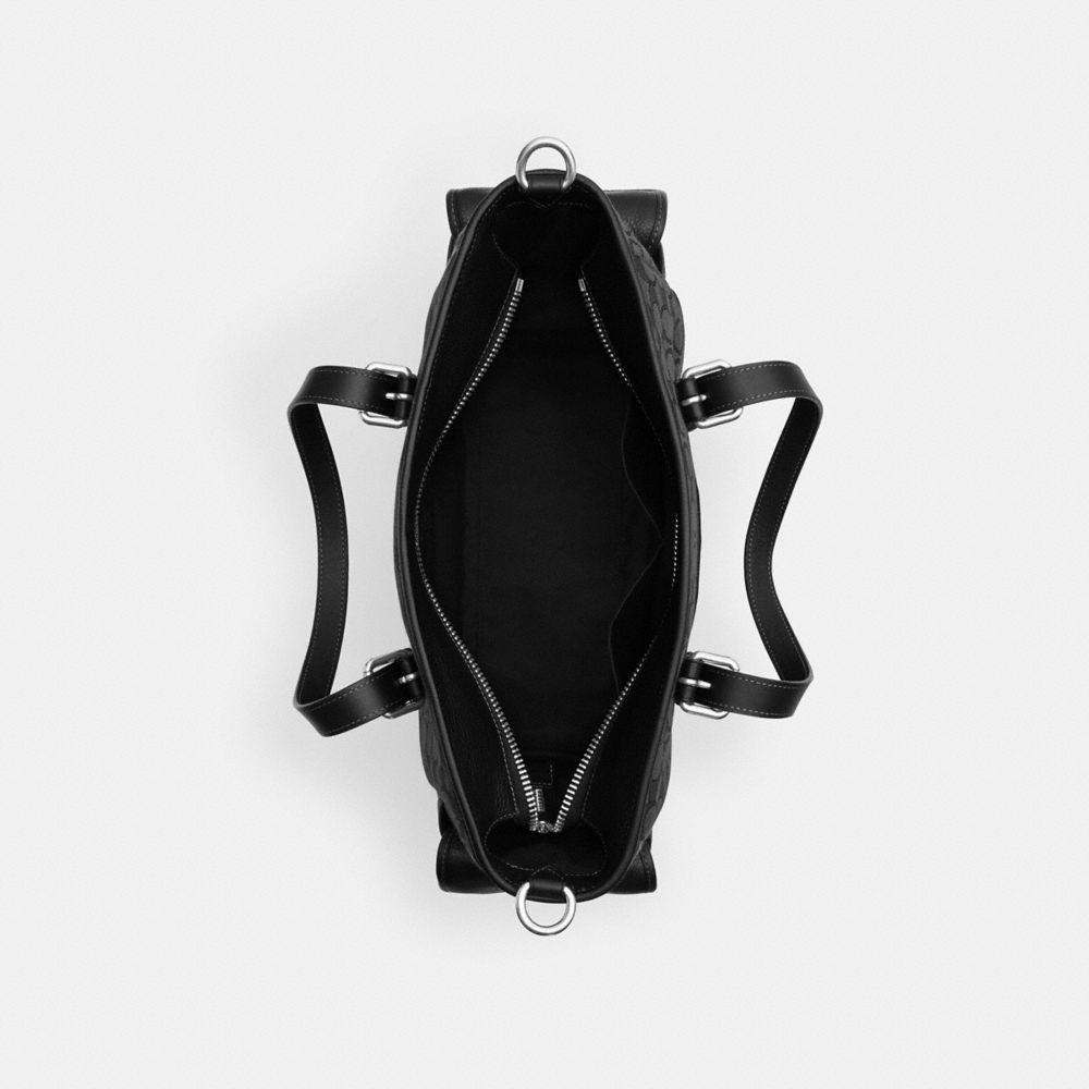 公式】コーチアウトレット | スプリント トート・シグネチャー ジャカード