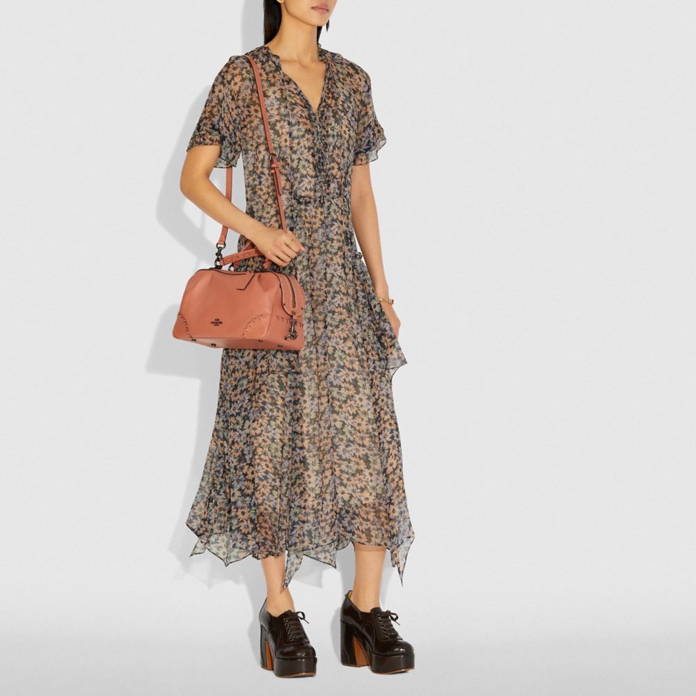 COACH® | Lane Satchel With Whipstitch