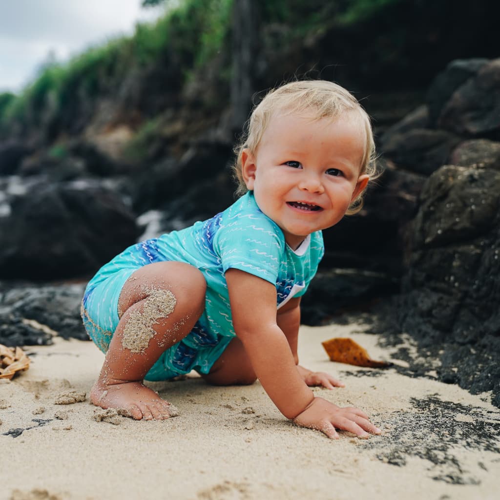 Nalu Baby Romper - Coco Moon Hawaii