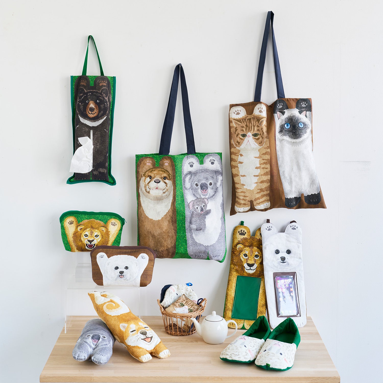 cocca(コッカ) ｜生地通販｜HOME DECO mini ～床に寝転ぶ犬猫たち