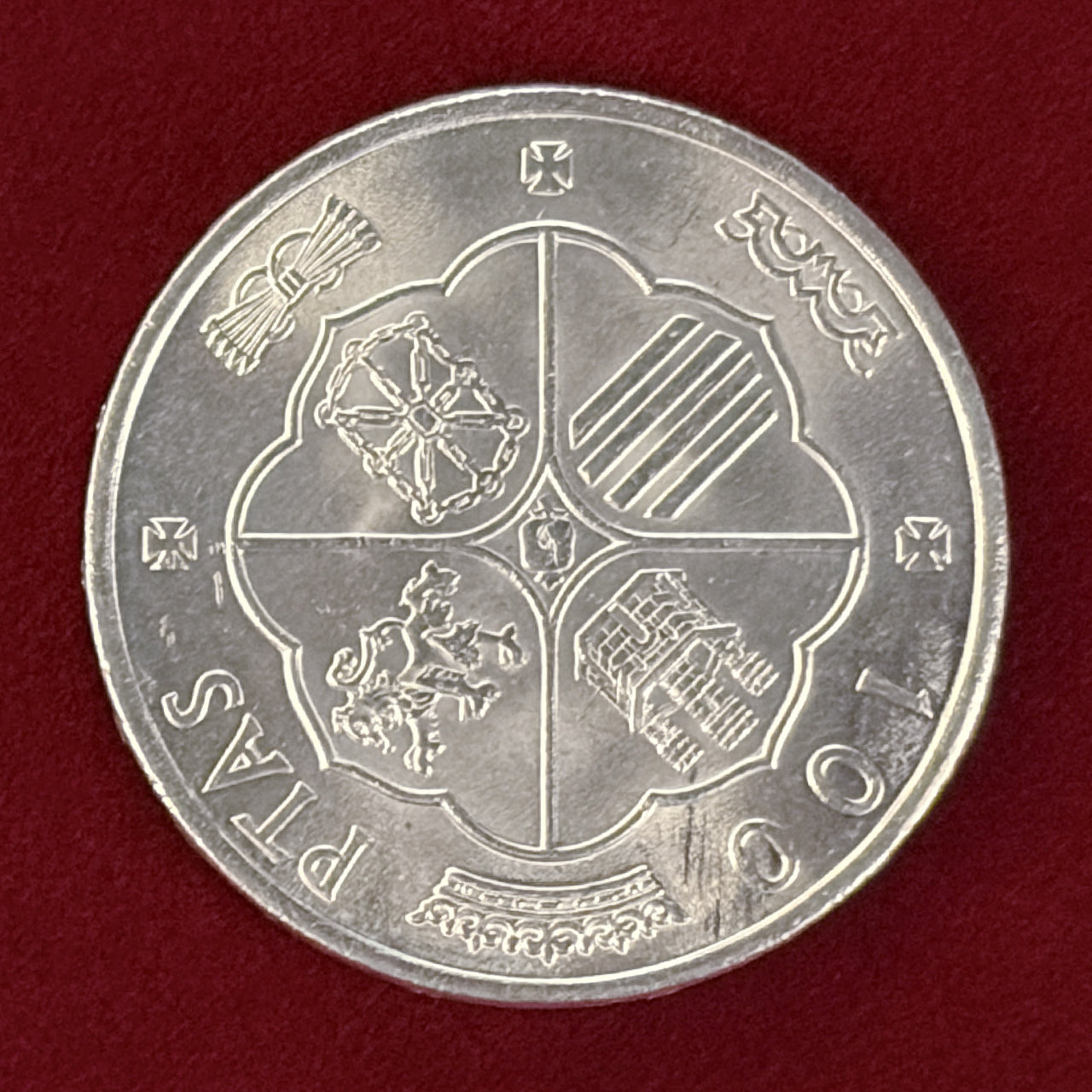 スペイン】100ペセタ 銀貨 1966［B-0000571］ – ワールドコインズ