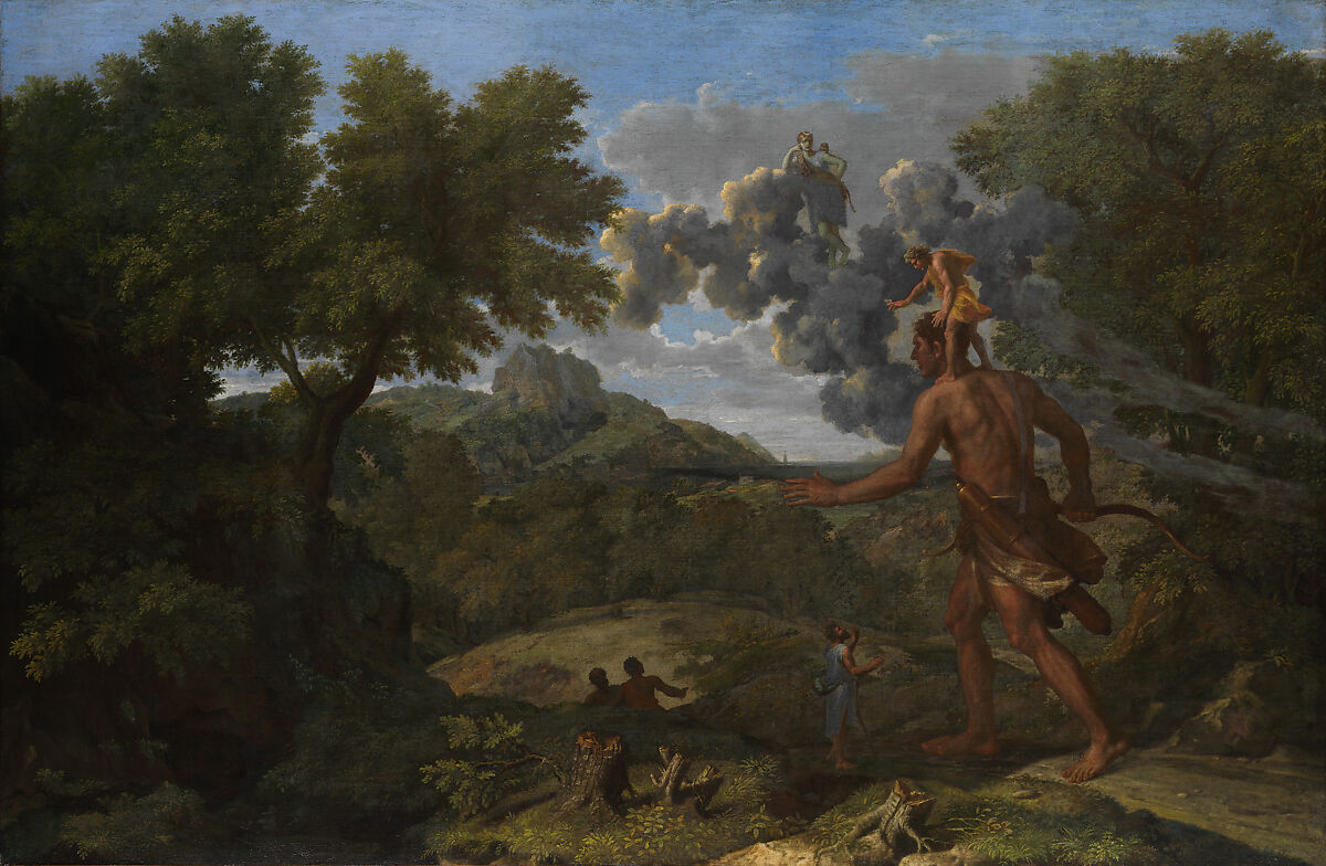 Nicolas Poussin - Blind Orion Searching for the Rising Sun - The