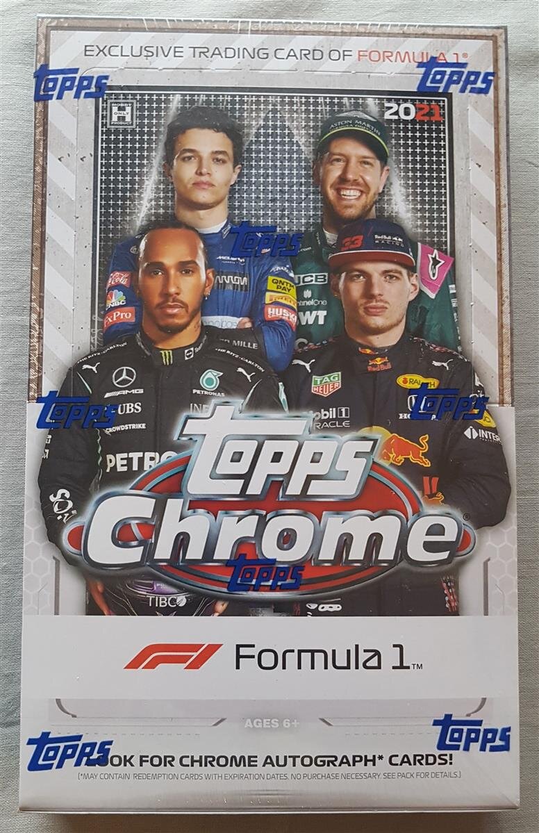Topps Chrome Formula 1 Formel 1 Racing Hobby Box 2021 | Günstig im Sh
