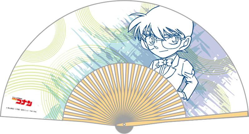 人気キャラクターがデザインされた「名探偵コナン 扇子」全6種類が