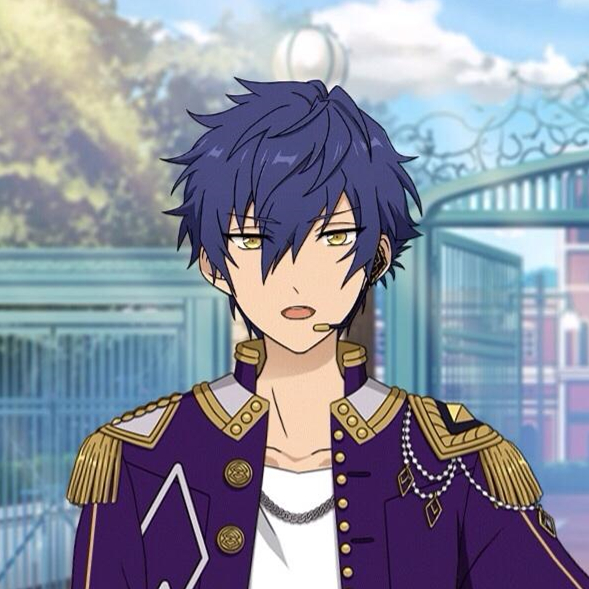 あんさんぶるスターズ！ 漣 ジュン ウィッグ (ショート, Blue