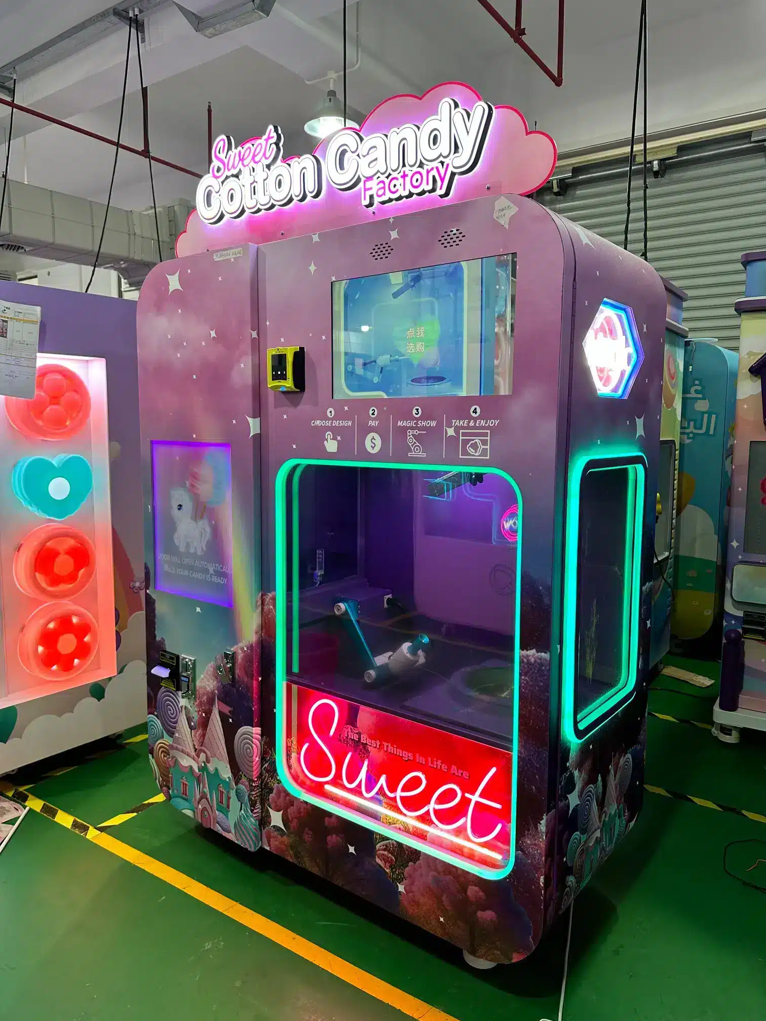 Automatic Cotton Candy Vending Machine WM980 | High-ROI Commercial