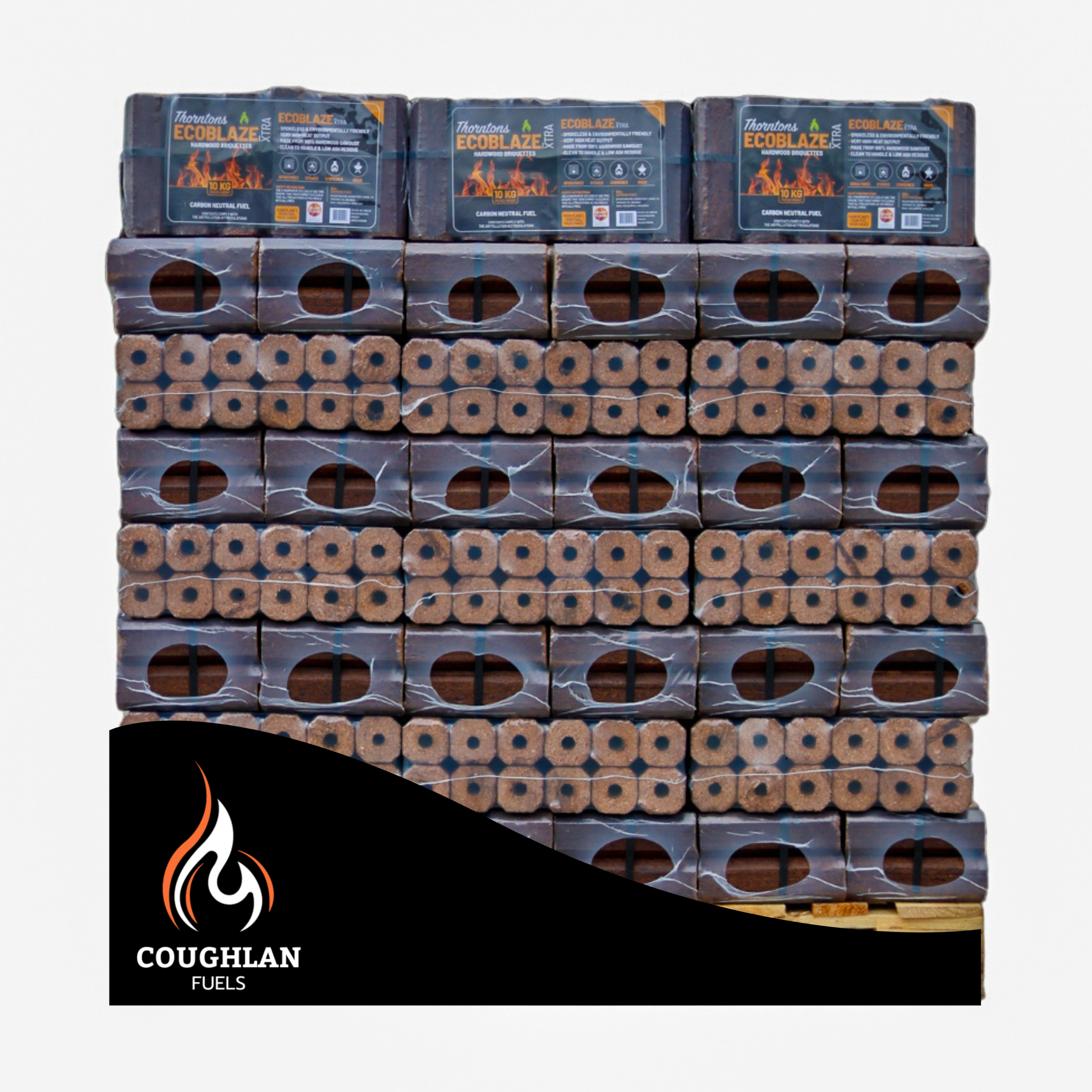 Ecoblaze Hardwood Briquettes - Coughlan Fuels