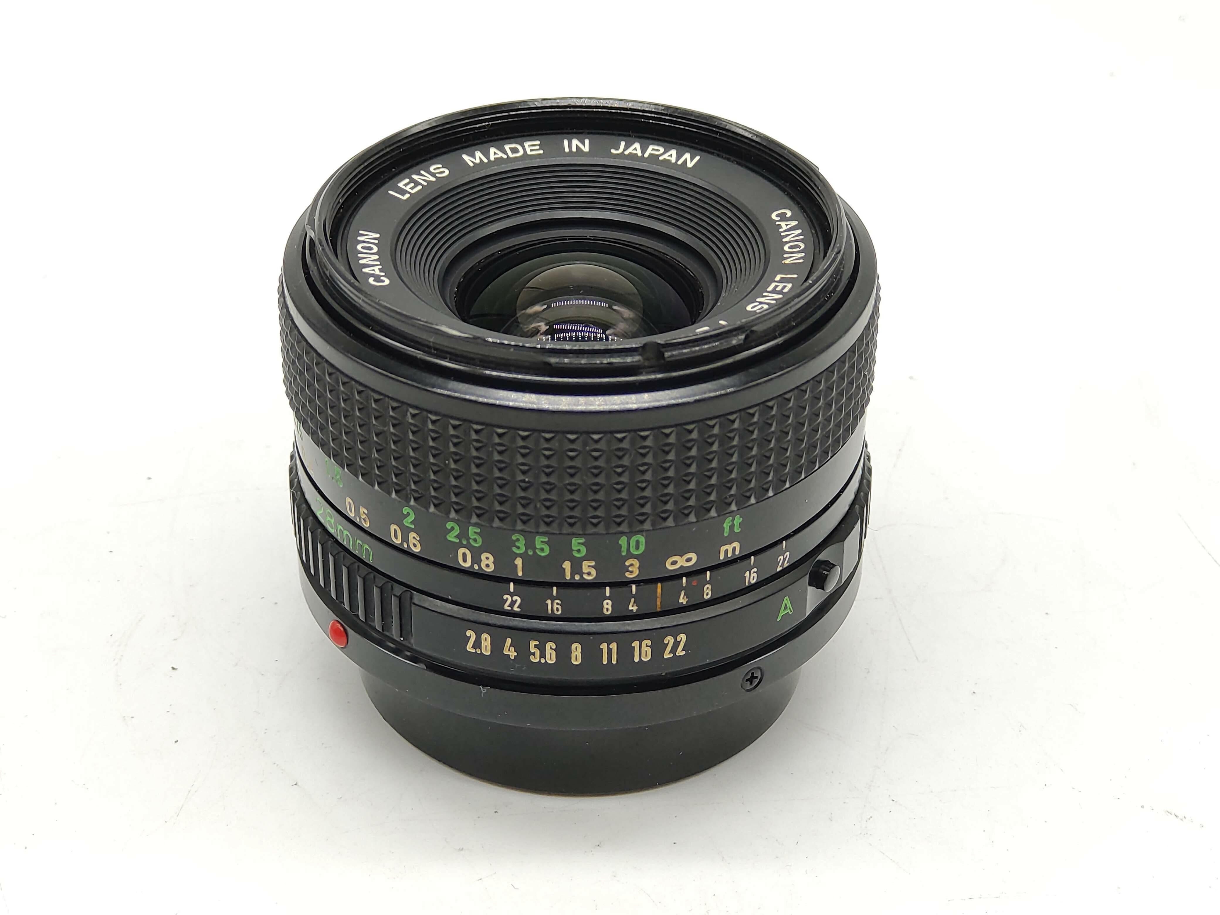 Canon 28mm f/2.8 New FD wide-angle lens | Classic Cameras AU