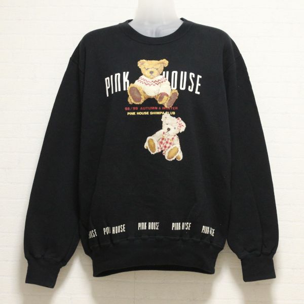 黒ペアくまトレーナー - ピンクハウス通販｜リサイクルブティックClub