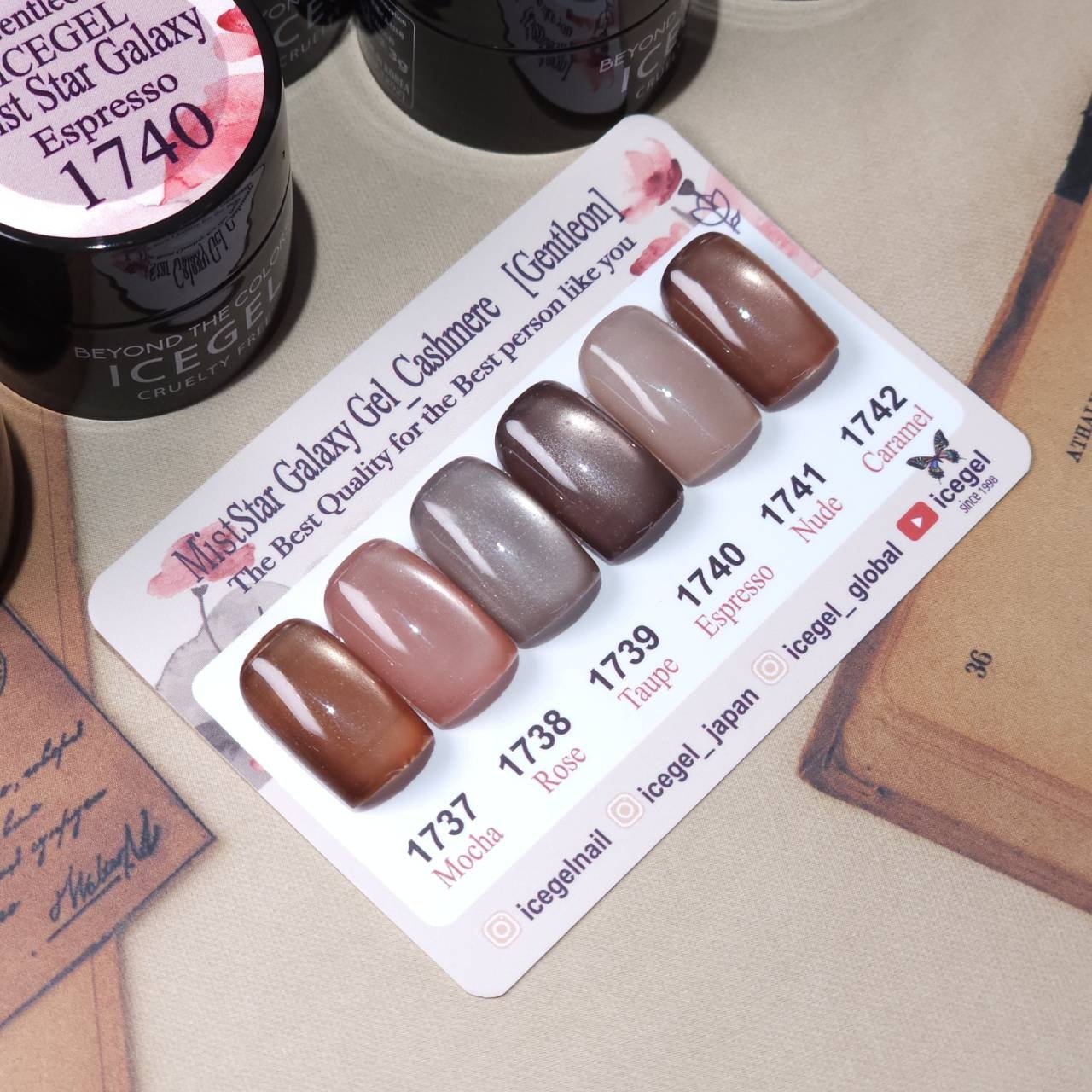 ICEGEL GENTLEON ミストスターギャラクシージェル_カシミヤ 6色セット