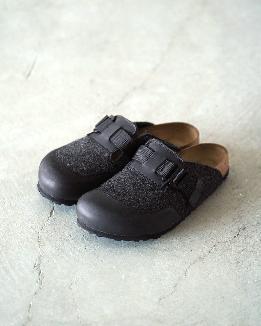 ビルケンシュトック BIRKENSTOCK Boston Nova Felt スリッポン メンズ