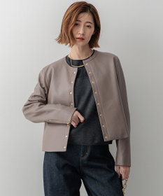 ラムレザー ノーカラージャケット / 23区 | ファッション通販 【公式