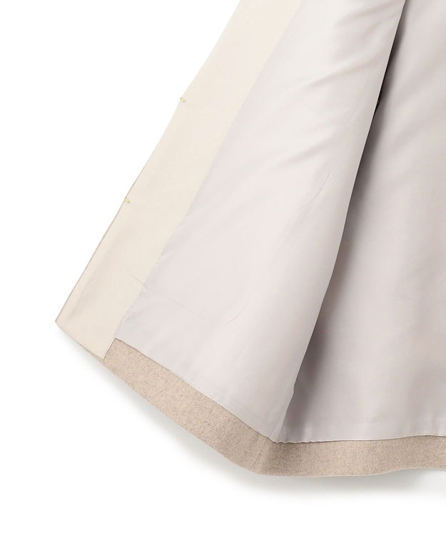 ウールブレンド ノーカラーコート / UNFILO L | ファッション通販